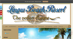 Desktop Screenshot of linawbeachresort.com